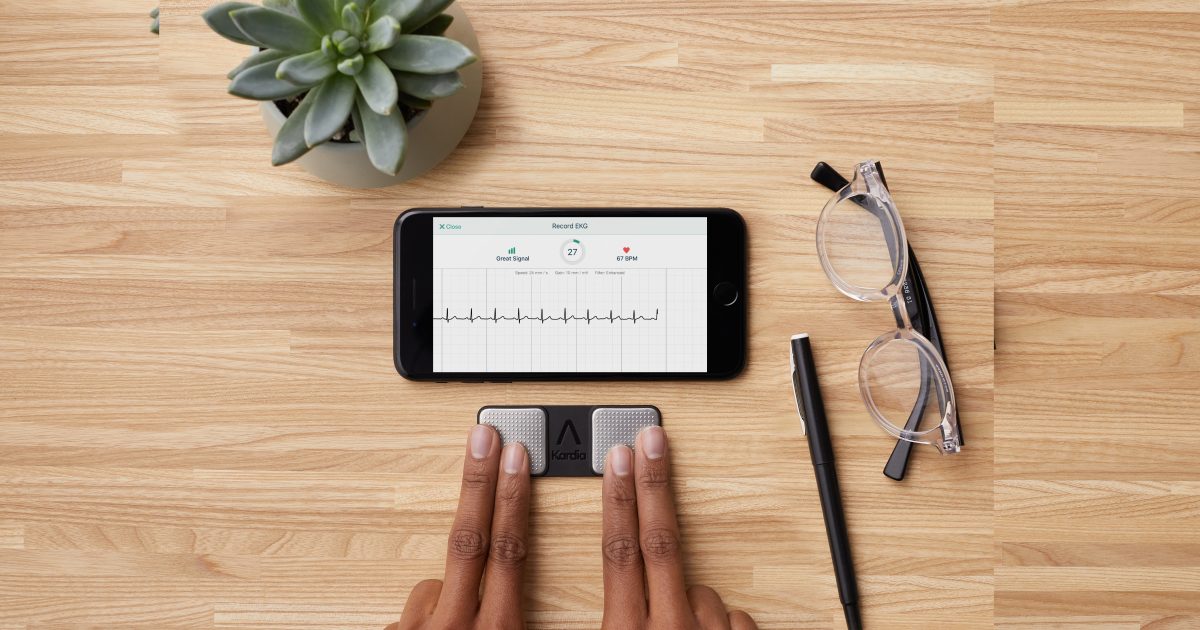 New AliveCor Kardia Mobile Single-Lead EKG Real-Time Detection in 30